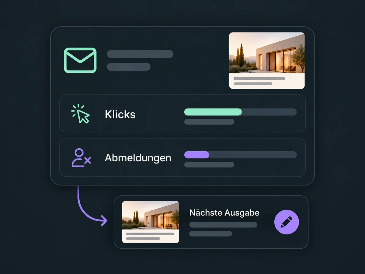 Klicks und Abmeldungen werden geprüft, bevor die nächste Newsletter-Ausgabe bearbeitet wird.