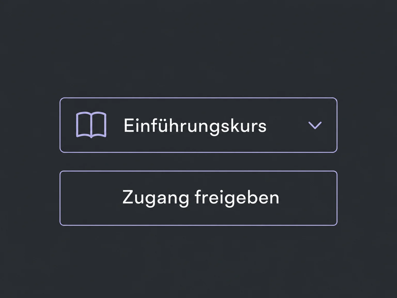 Beispiel einer vorbereiteten Freigabe für ein kostenloses Einführungskurs-Angebot.